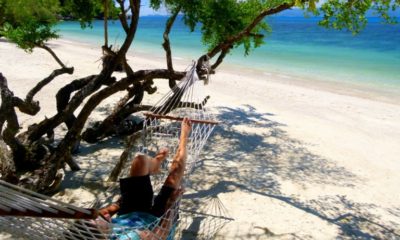 Chilling on the beach