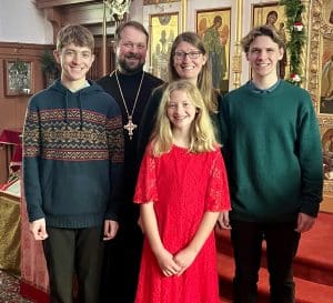 Fr Kirill Sokolov and family