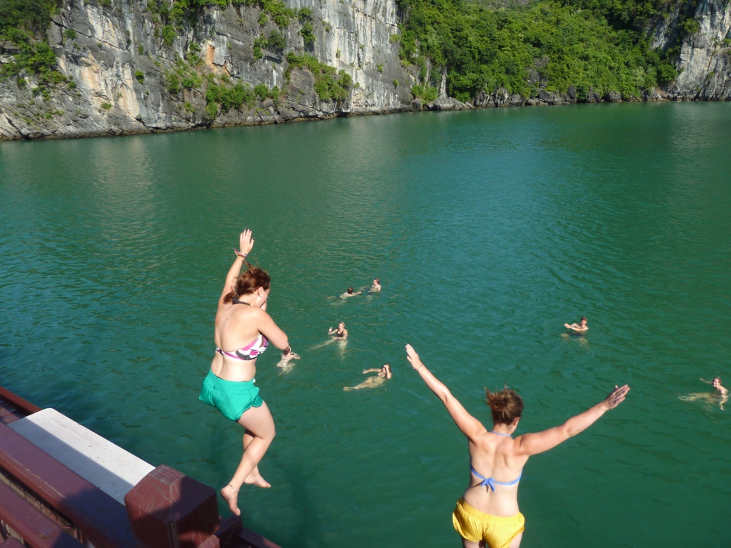 Swimming Ha Long Bay