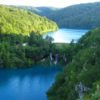 The Plitvice Lakes are a group of 16 interconnected terraced lakes