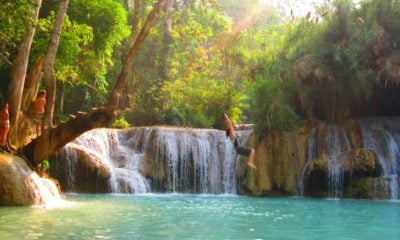 Rope Swing, Kuang SI Falls